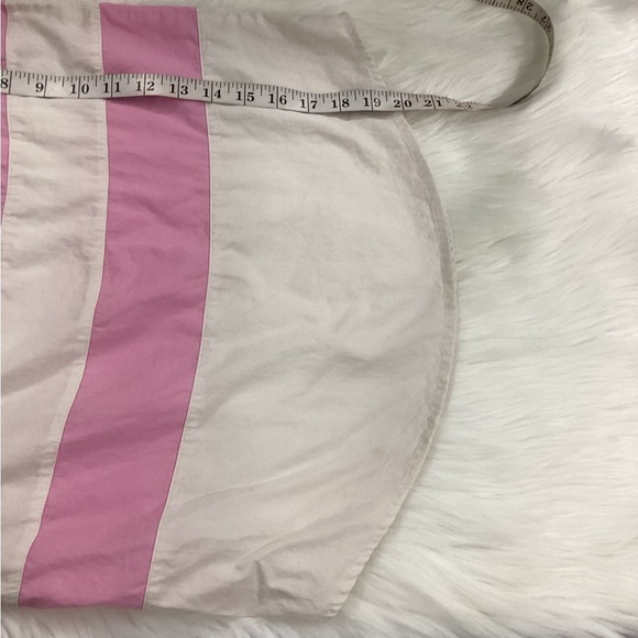 Vero Moda pink and off white top woman’s medium partial elastic neckline - Picture 7 of 16